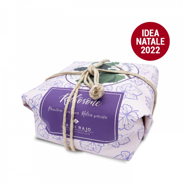 panettone rabosone con cioccolato e uva raboso Ca' di Rajo