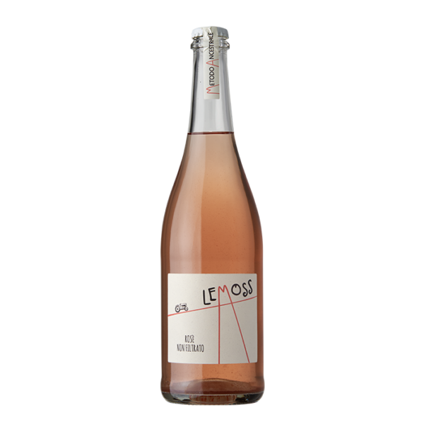 vino rosato non filtrato Lemoss